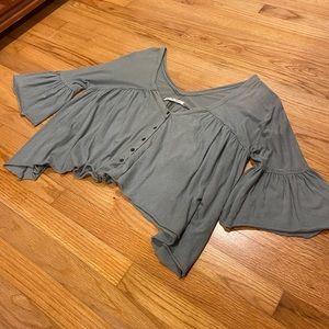Sage Green Free People Shirt
